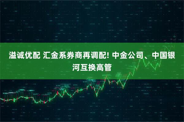 溢诚优配 汇金系券商再调配! 中金公司、中国银河互换高管