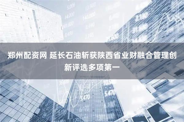 郑州配资网 延长石油斩获陕西省业财融合管理创新评选多项第一